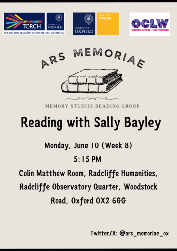 sally bayley event poster